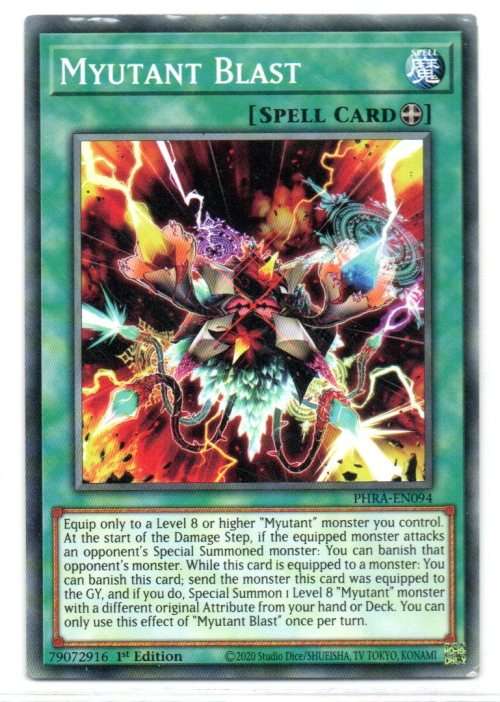 Yu-Gi-Oh! - Myutant Blast - 1st Ed/Common - Phantom Rage (PHRA-EN094)