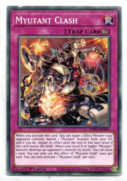 Yu-Gi-Oh! - Myutant Clash - 1st Ed/Common - Phantom Rage (PHRA-EN095)