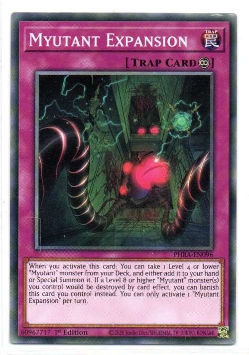 Yu-Gi-Oh! - Myutant Expansion - 1st Ed/Common - Phantom Rage (PHRA-EN096)