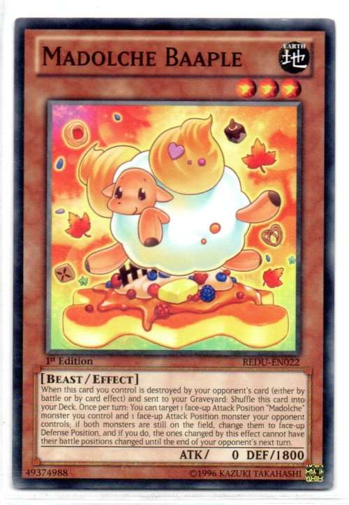 Yu-Gi-Oh! - Madolche Baaple - 1st Ed/Common - Return of the Duelist (REDU-EN022)