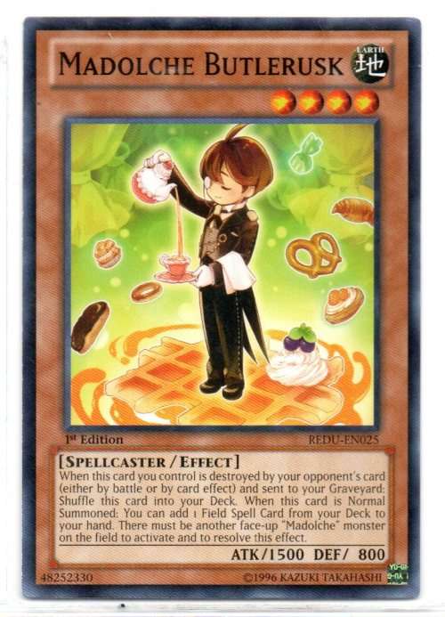 Yu-Gi-Oh! - Madolche Butlerusk - 1st Ed/Common - Return of the Duelist (REDU-EN025)