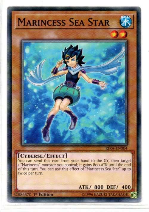Yu-Gi-Oh! - Marincess Sea Star - 1st Ed/Common - Rising Rampage (RIRA-EN004)