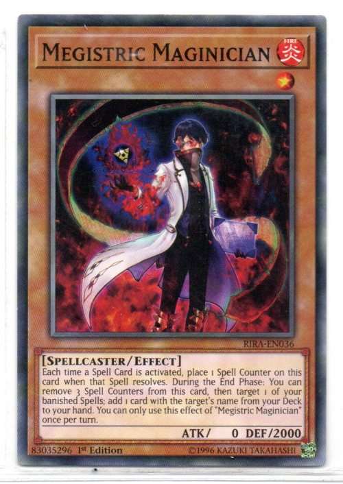 Yu-Gi-Oh! - Megistric Maginician - 1st Ed/Common - Rising Rampage (RIRA-EN036)