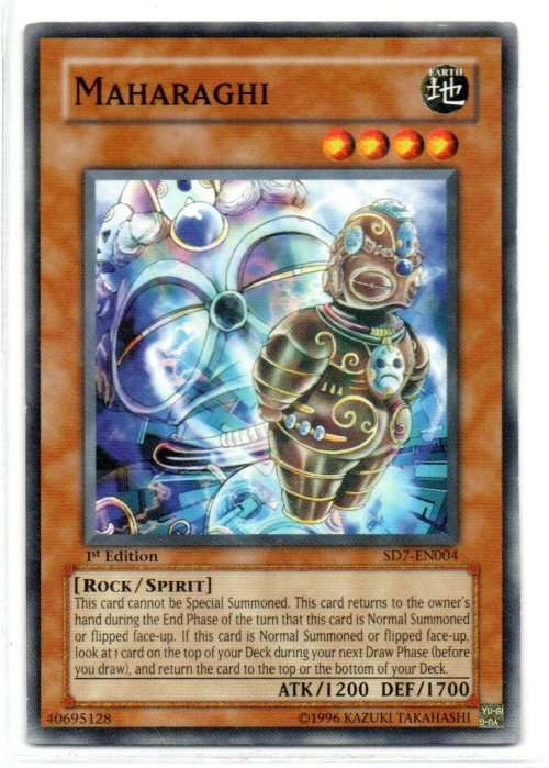 Yu-Gi-Oh! - Maharaghi - 1st Ed/Common - Structure Deck: Invincible Fortress (SD7-EN004)