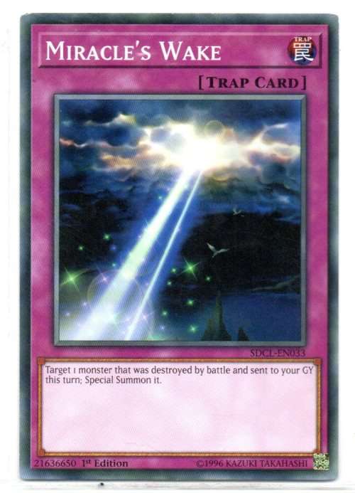 Yu-Gi-Oh! - Miracle`s Wake - 1st Ed/Common - Structure Deck: Cyberse Link (SDCL-EN033)
