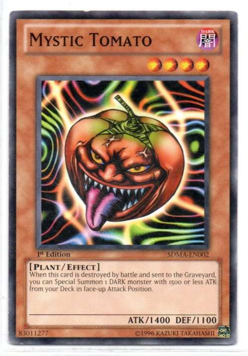 Yu-Gi-Oh! - Mystic Tomato - 1st Ed/Common - Structure Deck: Marik (TCG) (SDMA-EN002)