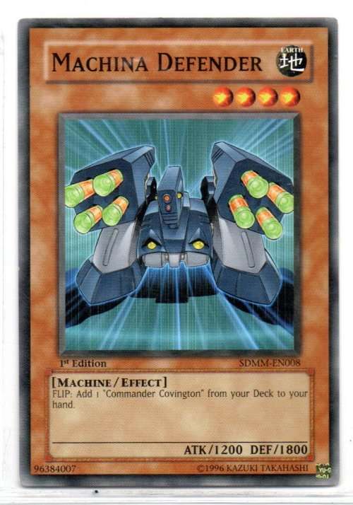 Yu-Gi-Oh! - Machina Defender - 1st Ed/Common - Machina Mayhem Structure Deck (SDMM-EN008)