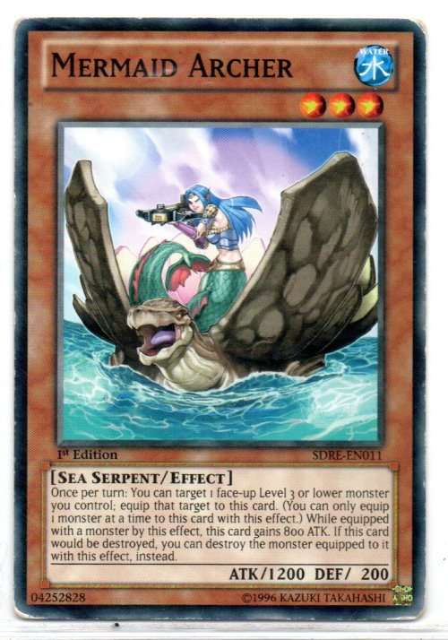 Yu-Gi-Oh! - Mermaid Archer - 1st Ed/Common - Realm of the Sea Emperor Structure Deck (SDRE-EN011)