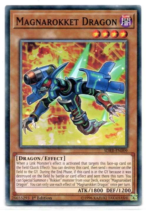 Yu-Gi-Oh! - Magnarokket Dragon - 1st Ed/Common - Structure Deck: Rokket Revolt (SDRR-EN009)