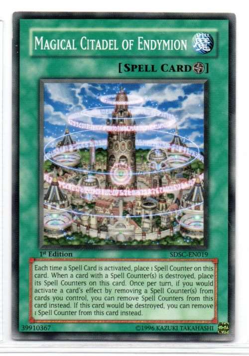 Yu-Gi-Oh! - Magical Citadel of Endymion - 1st Ed/Common - Spellcaster`s Command Structure Deck (SDSC