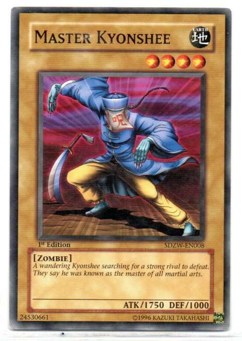 Yu-Gi-Oh! - Master Kyonshee - 1st Ed/Common - Zombie World Structure Deck (SDZW-EN008)