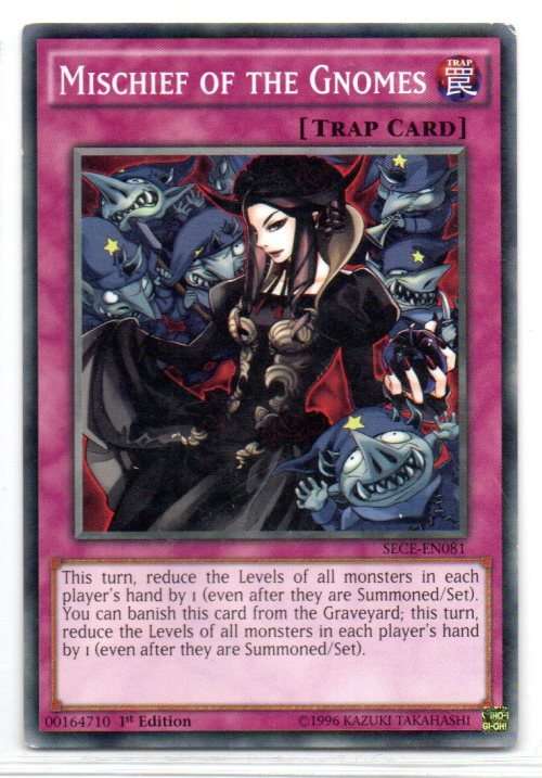 Yu-Gi-Oh! - Mischief of the Gnomes - 1st Ed/Common - Secrets of Eternity (SECE-EN081)