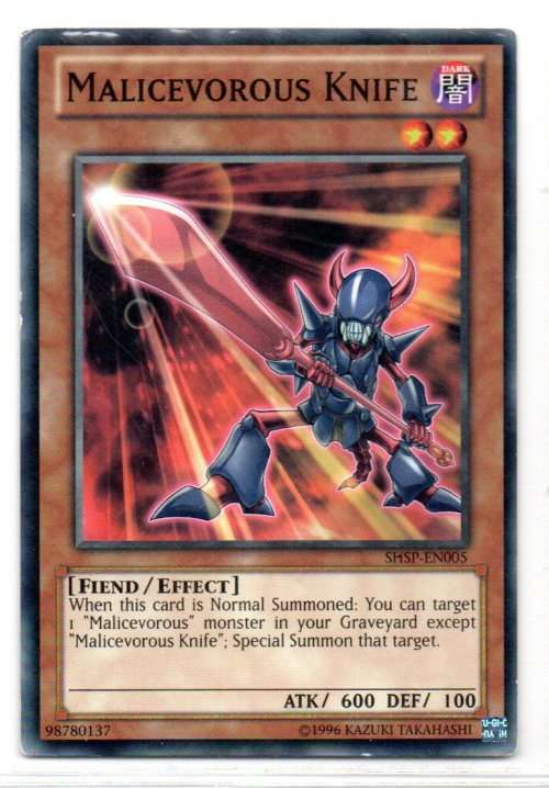 Yu-Gi-Oh! - Malicevorous Knife - Common - Shadow Specters (SHSP-EN005)