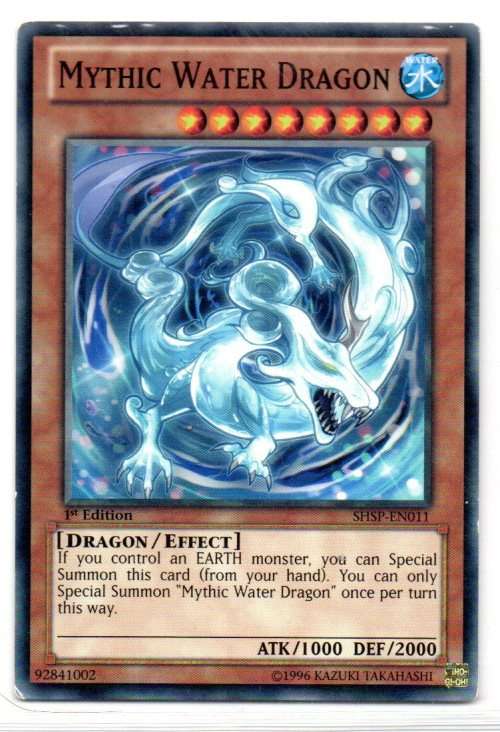 Yu-Gi-Oh! - Mythic Water Dragon - 1st Ed/Common - Shadow Specters (SHSP-EN011)