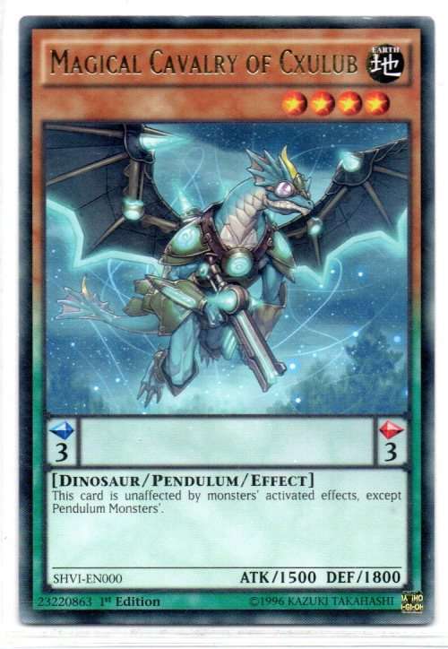 Yu-Gi-Oh! - Magical Cavalry of Cxulub - 1st Ed/Rare - Shining Victories (SHVI-EN000)