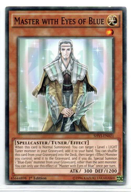 Yu-Gi-Oh! - Master with Eyes of Blue - 1st Ed/Common - Shining Victories (SHVI-EN021)