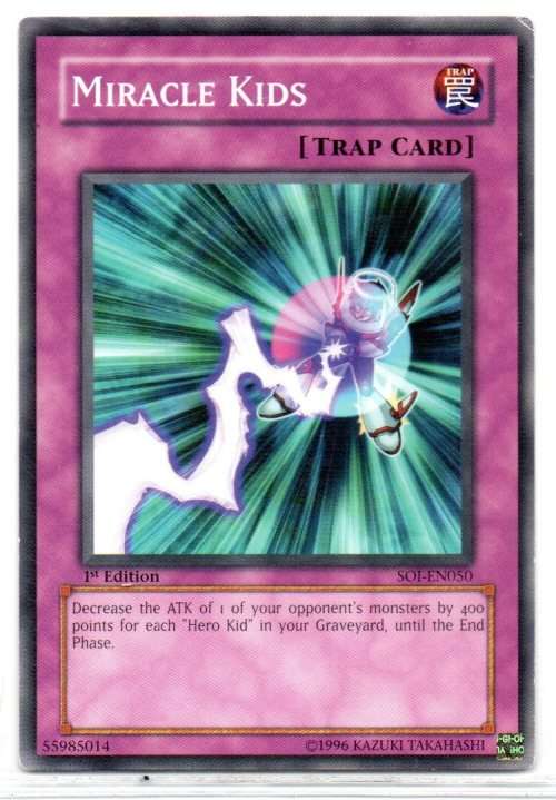 Yu-Gi-Oh! - Miracle Kids - 1st Ed/Common - Shadow of Infinity (SOI-EN050)