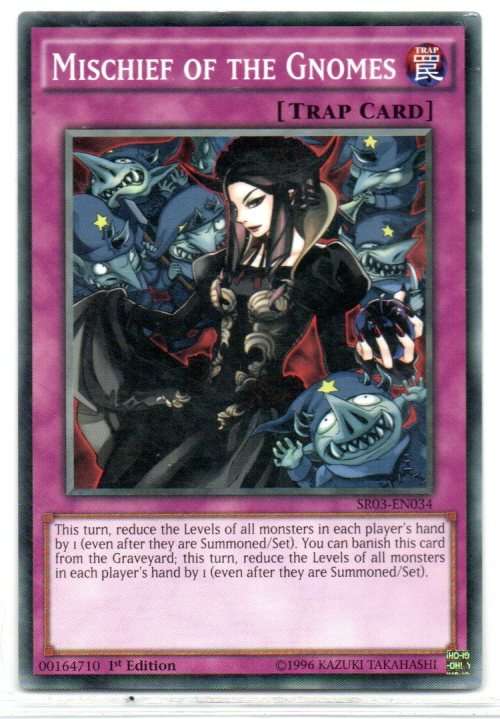 Yu-Gi-Oh! - Mischief of the Gnomes - 1st Ed/Common - Machine Reactor Structure Deck (SR03-EN034)