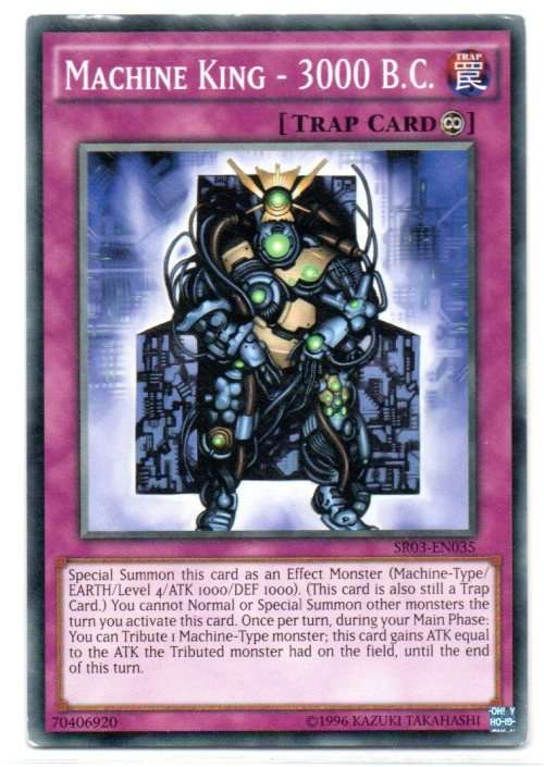 Yu-Gi-Oh! - Machine King - 3000 B.C. - Common - Machine Reactor Structure Deck (SR03-EN035)