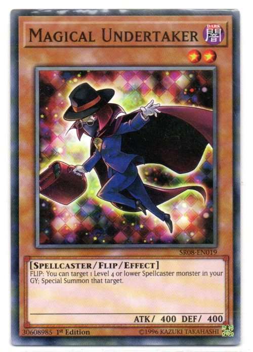 Yu-Gi-Oh! - Magical Undertaker - 1st Ed/Common - Structure Deck: Order of the Spellcasters (SR08-EN0