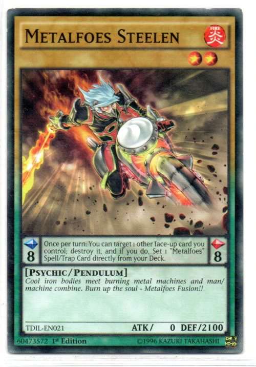 Yu-Gi-Oh! - Metalfoes Steelen - 1st Ed/Common - The Dark Illusion (TDIL-EN021)