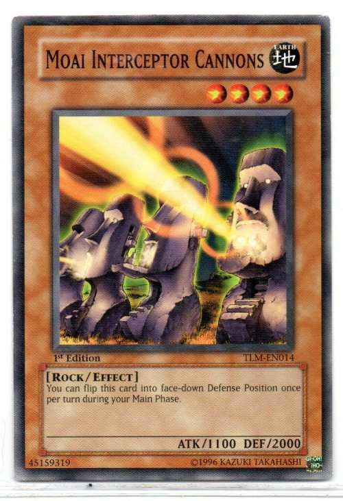 Yu-Gi-Oh! - Moai Interceptor Cannons - 1st Ed/Common - The Lost Millennium (TLM-EN014)