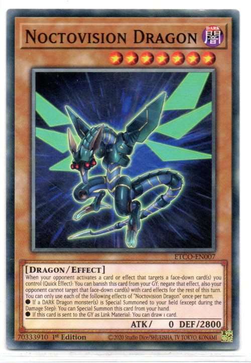 Yu-Gi-Oh! - Noctovision Dragon - 1st Ed/Common - Eternity Code (ETCO-EN007)