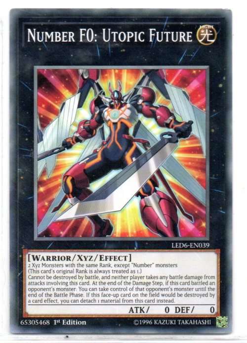 Yu-Gi-Oh! - Number F0: Utopic Future - 1st Ed/Common - Legendary Duelists: Magical Hero (LED6-EN039)