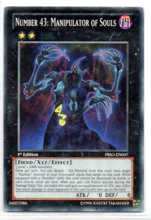 Yu-Gi-Oh! - Number 43: Manipulator of Souls - 1st Ed/Common - Primal Origin (PRIO-EN047)