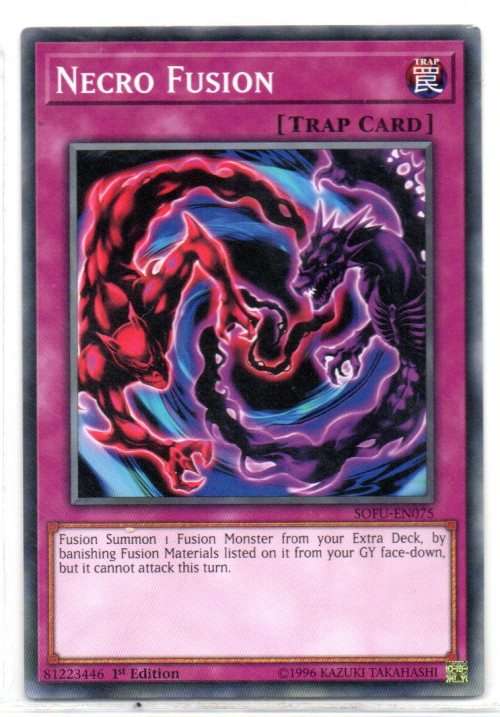 Yu-Gi-Oh! - Necro Fusion - 1st Ed/Common - Soul Fusion (SOFU-EN075)