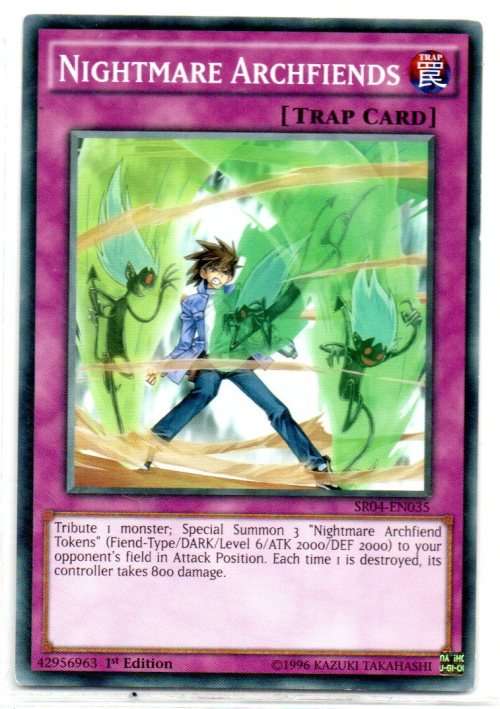 Yu-Gi-Oh! - Nightmare Archfiends - Common - Dinosmasher`s Fury Structure Deck (SR04-EN035)