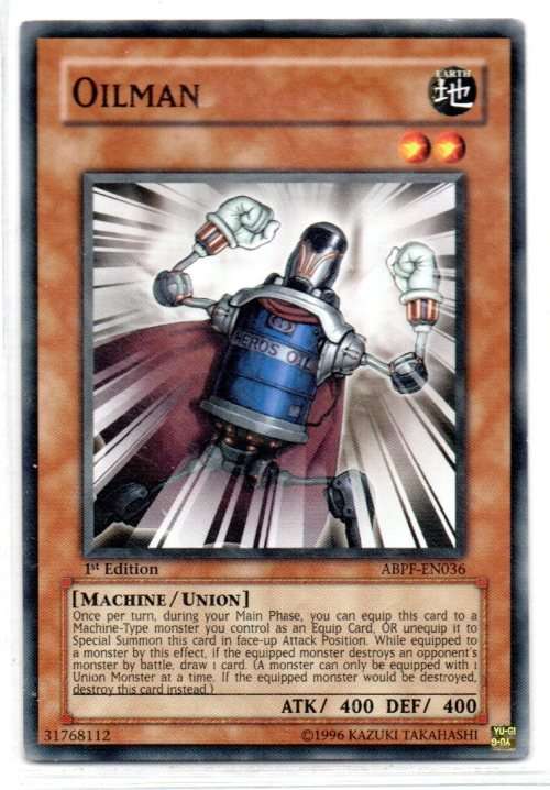 Yu-Gi-Oh! - Oilman - 1st Ed/Common - Absolute Powerforce (ABPF-EN036)