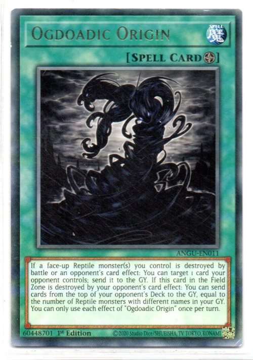 Yu-Gi-Oh! - Ogdoadic Origin - 1st Ed/Rare - Ancient Guardians (ANGU-EN011)