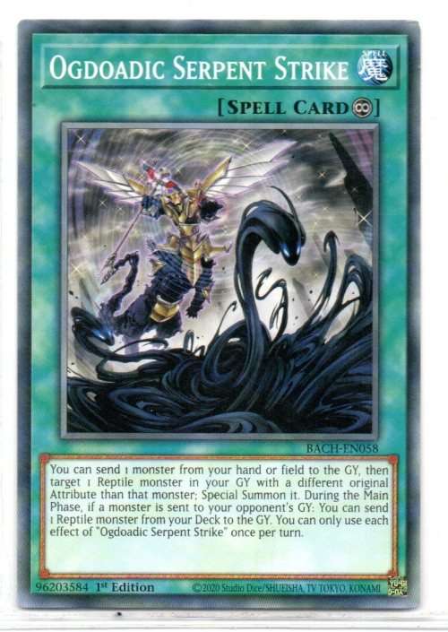 Yu-Gi-Oh! - Ogdoadic Serpent Strike - 1st Ed/Common - Battle of Chaos (BACH-EN058)