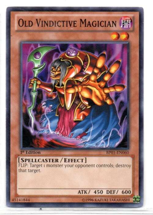 Yu-Gi-Oh! - Old Vindictive Magician - 1st Ed/Common - Battle Pack: Epic Dawn (BP01-EN060)