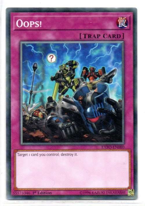 Yu-Gi-Oh! - Oops! - 1st Ed/Short Print - Extreme Force (EXFO-EN080)