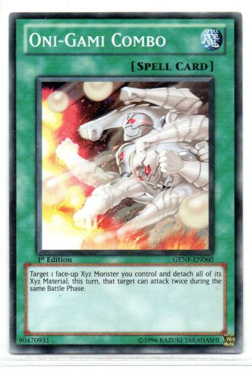 Yu-Gi-Oh! - Oni-Gami Combo - 1st Ed/Common - Generation Force (GENF-EN060)