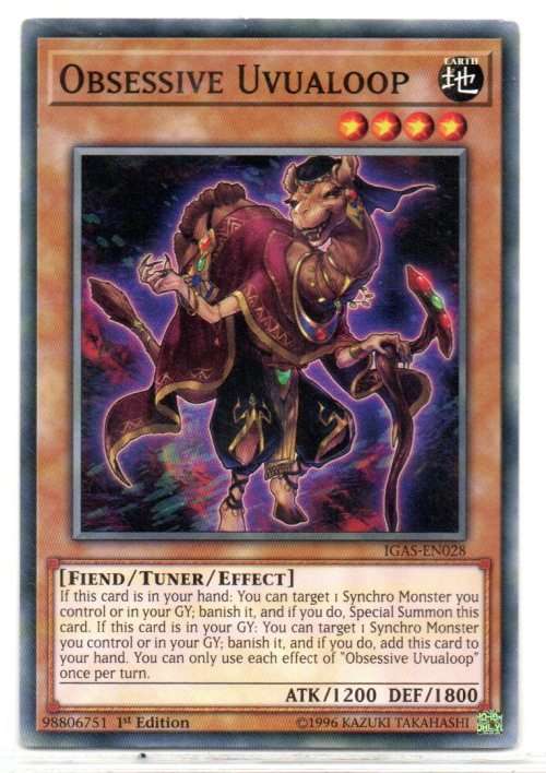 Yu-Gi-Oh! - Obsessive Uvualoop - 1st Ed/Common - Ignition Assault (IGAS-EN028)