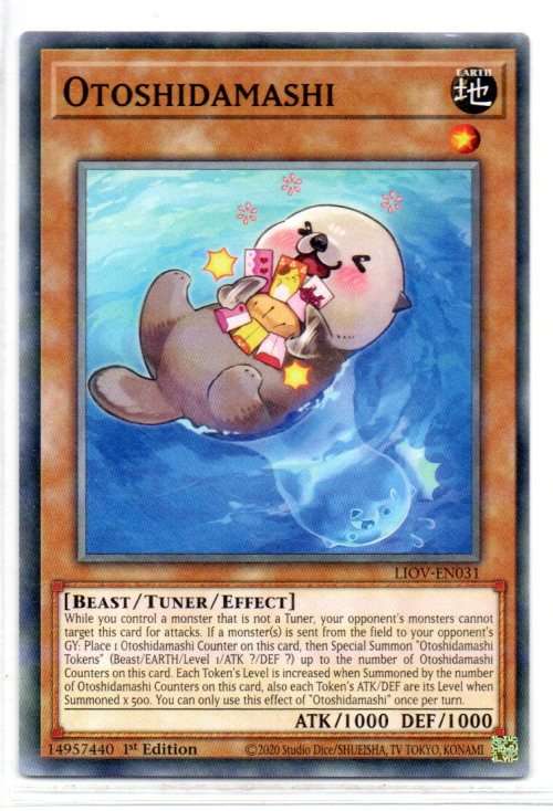 Yu-Gi-Oh! - Otoshidamashi - 1st Ed/Common - Lightning Overdrive (LIOV-EN031)