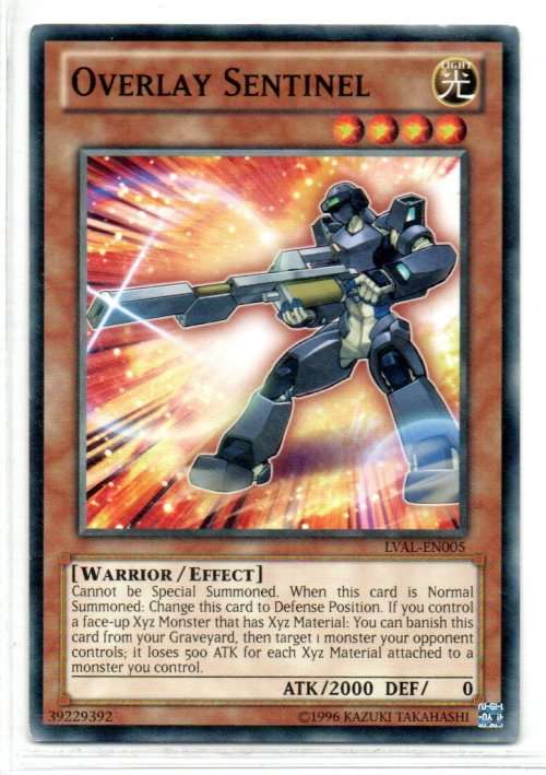 Yu-Gi-Oh! - Overlay Sentinel - Common - Legacy of the Valiant (LVAL-EN005)