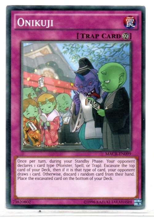Yu-Gi-Oh! - Onikuji - Common - Maximum Crisis (MACR-EN099)