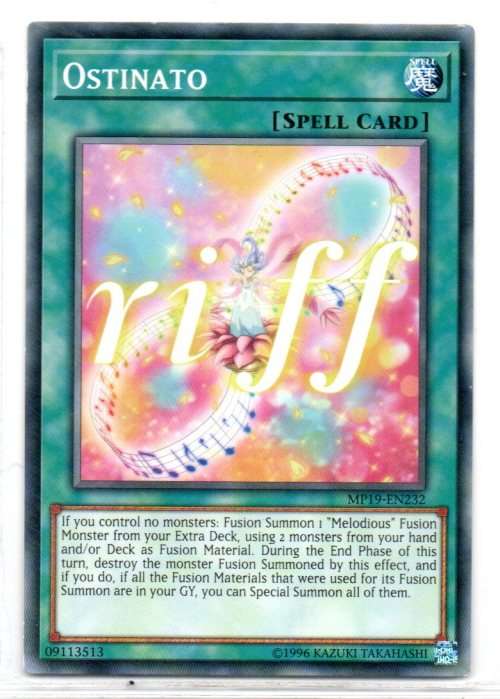 Yu-Gi-Oh! - Ostinato - Common - 2019 Gold Sarcophagus Tin Mega Pack (MP19-EN232)