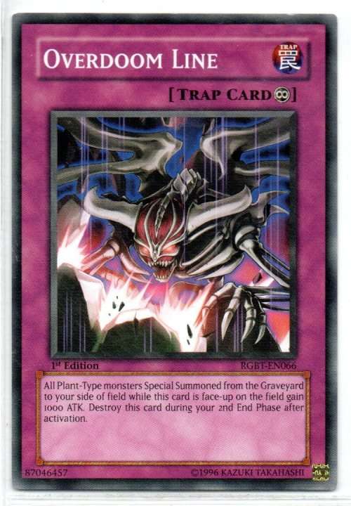 Yu-Gi-Oh! - Overdoom Line - 1st Ed/Common - Raging Battle (RGBT-EN066)