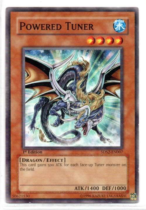 Yu-Gi-Oh! - Powered Tuner - 1st Ed/Common - Starter Deck: Yu-Gi-Oh! 5D`s 2009 (5DS2-EN007)