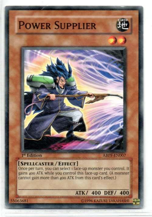 Yu-Gi-Oh! - Power Supplier - 1st Ed/Common - Absolute Powerforce (ABPF-EN007)