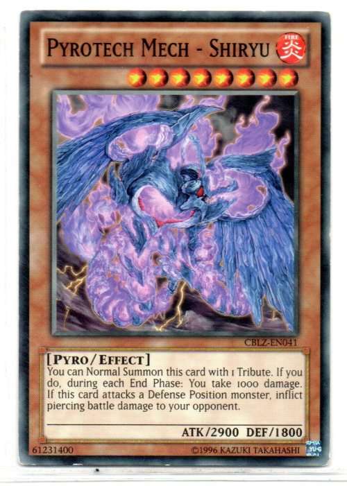 Yu-Gi-Oh! - Pyrotech Mech - Shiryu - Common - Cosmo Blazer (CBLZ-EN041)