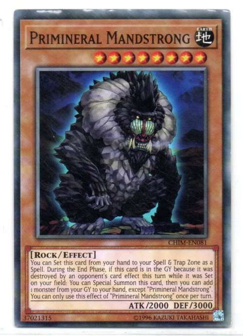 Yu-Gi-Oh! - Primineral Mandstrong - Common - Chaos Impact (CHIM-EN081)