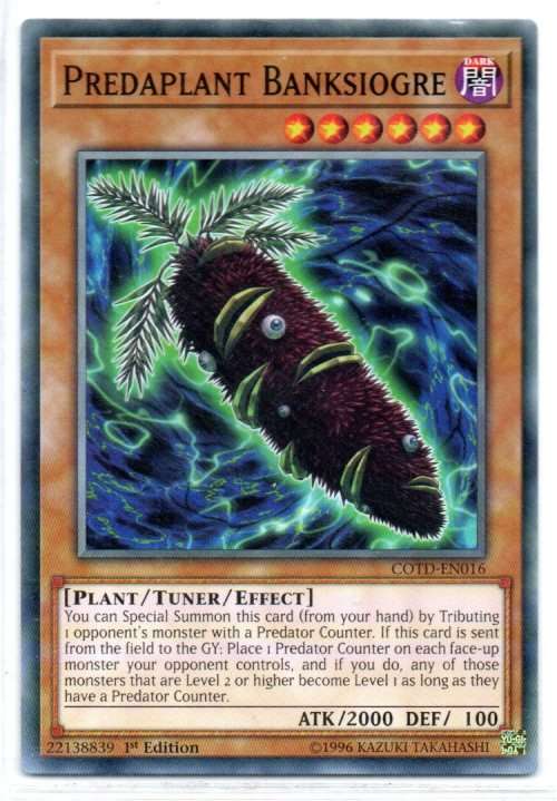Yu-Gi-Oh! - Predaplant Banksiogre - 1st Ed/Common - Code of the Duelist (COTD-EN016)
