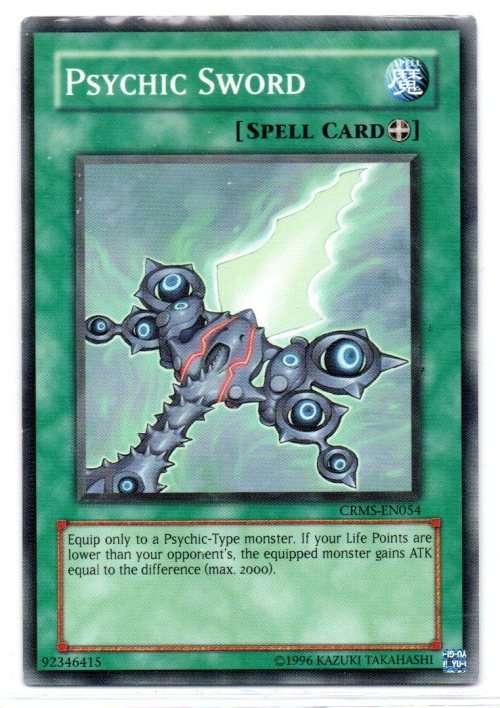 Yu-Gi-Oh! - Psychic Sword - Common - Crimson Crisis (CRMS-EN054)