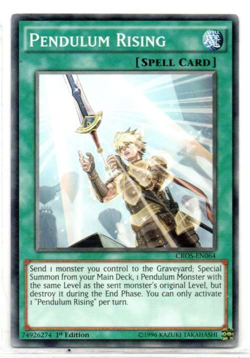 Yu-Gi-Oh! - Pendulum Rising - 1st Ed/Common - Crossed Souls (CROS-EN064)
